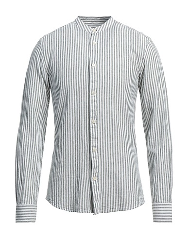 ONLY & SONS Linen shirt Green 45% Linen, 35% Cotton, 20% Recycled cotton