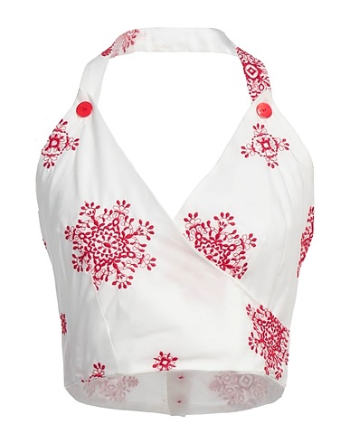LAVI COUTURE Top White 90% Cotton, 10% Polyester