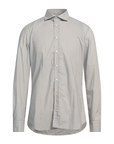 BASTONCINO Camicia fantasia Tortora 100% Cotone