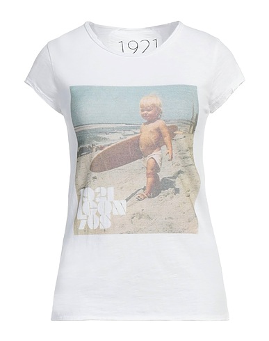 1921 T-shirt Bianco 100% Cotone