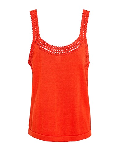 NATHALIE VLEESCHOUWER Vest Rust 100% Cotton