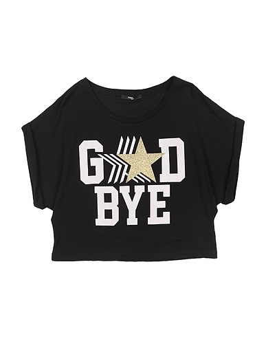 RELISH T-shirt NERO 100% Cotton