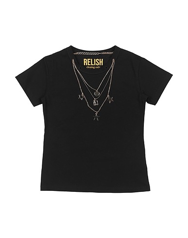 RELISH Ｔシャツ ブラック コットン 100%