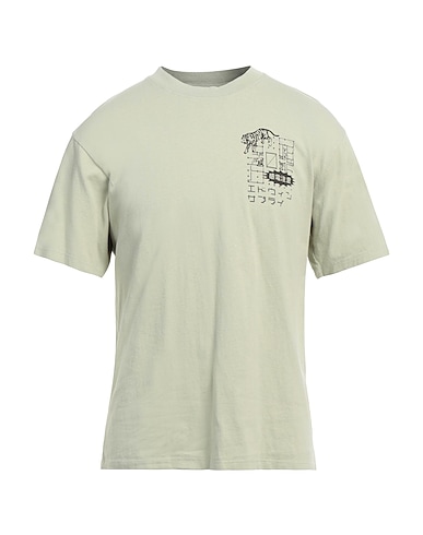 EDWIN T-shirt Verde salvia 100% Cotone