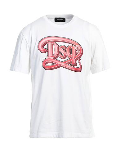 DSQUARED2 T-shirt Bianco 100% Cotone