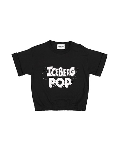 ICEBERG T-shirt Black 100% Cotton