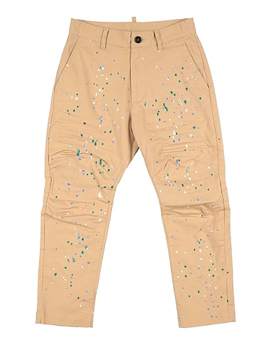 DSQUARED2 Casual trouser Beige 98% Cotton, 2% Elastane