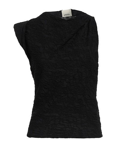 ISABEL MARANT Top Nero 56% Cotone, 41% Poliammide, 3% Elastan