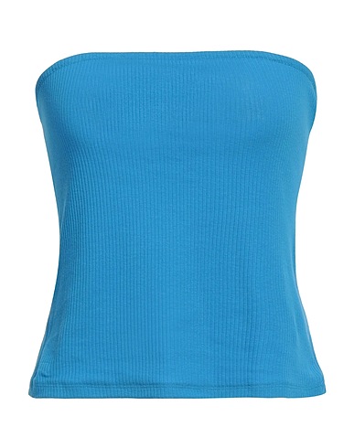 PIECES Top Azure 50% Organic cotton, 45% Cotton, 5% Elastane