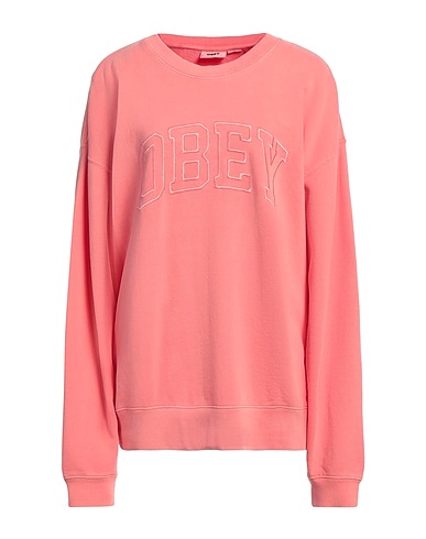 OBEY Sweatshirt Salmon pink 80% Cotton, 20% Polyester
