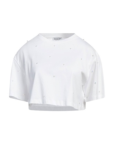 DONDUP Crop top White 100% Cotton
