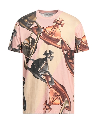 VIVIENNE WESTWOOD T-shirt ROSA CHIARO 100% Cotton