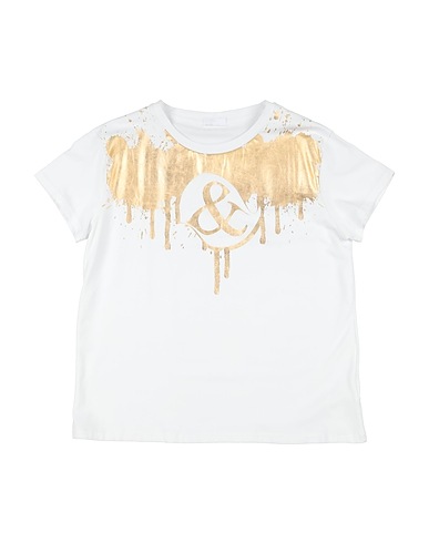 FUN & FUN T-shirt White 95% Cotton, 5% Elastane