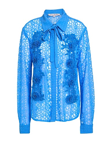 CONNOR & BLAKE Lace shirts & blouses Azure 100% Nylon