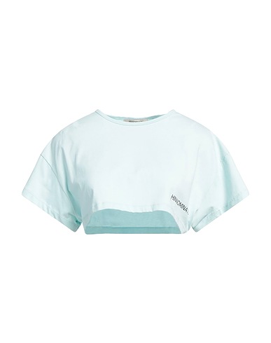 HINNOMINATE Crop top Sky blue 100% Cotton