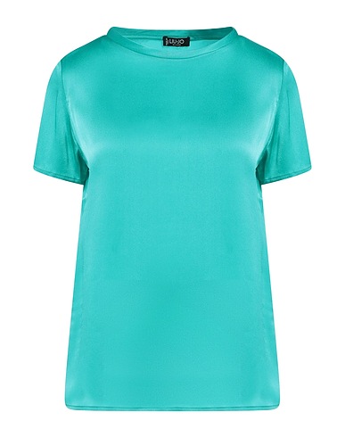 LIU •JO Top Green 75% Acetate, 25% Silk