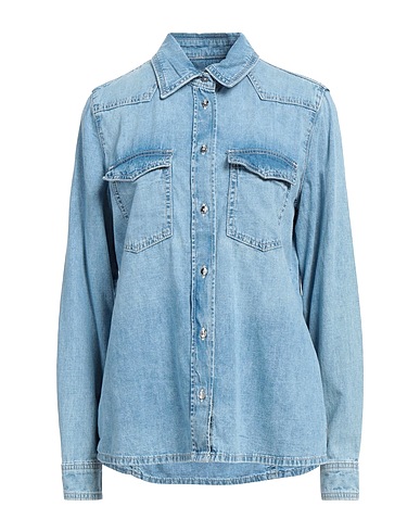 GUESS Denim shirt Blue 100% Cotton