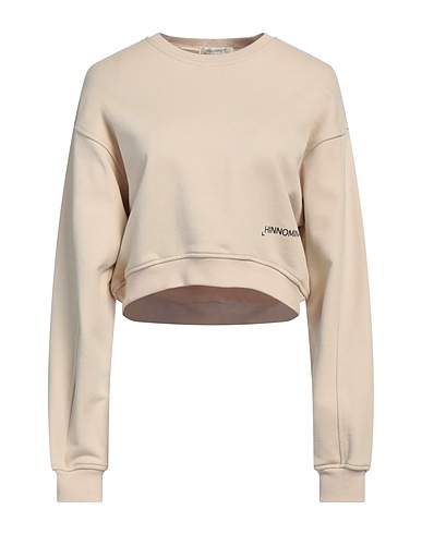 HINNOMINATE Sweatshirt Beige 100% Baumwolle, Elastan