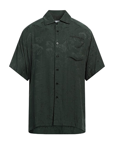 DEPARTMENT 5 Patterned shirt VERDE 100% Viscose