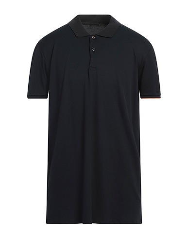 RRD Polo shirt Black 50% Cotton, 45% Polyamide, 5% Elastane