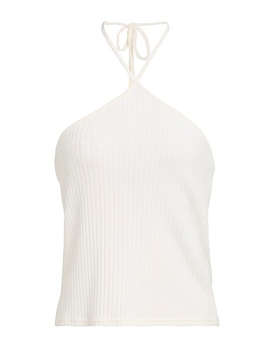 PIECES Top White 50% Viscose, 45% Recycled polyester, 5% Elastane