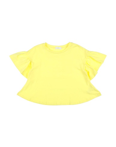 FUN & FUN T-shirt Jaune 95% Coton, 5% Élasthanne