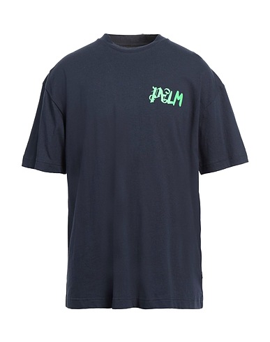 PALM ANGELS T-shirt Midnight blue 100% Cotton