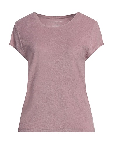 MAJESTIC FILATURES Basic T-Shirt Lilac 50% Cotton, 50% Modal