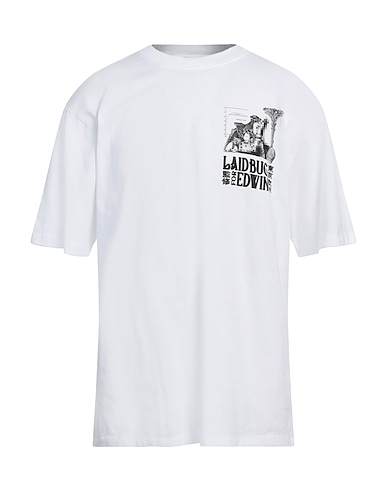 EDWIN T-shirt White 100% Cotton