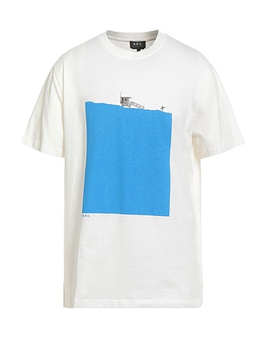 A.P.C. T-shirt Light blue 100% Cotton