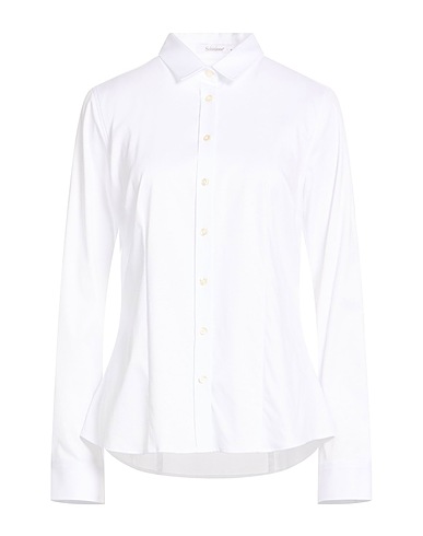 SOLUZIONE® Hemden und Blusen einfarbig Weiß 100% Baumwolle