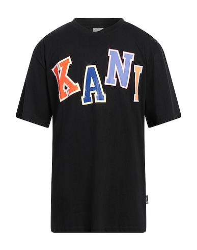 KARL KANI Oversize-T-Shirt Schwarz 100% Baumwolle