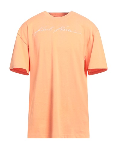 KARL KANI T-shirt Salmone 100% Cotone