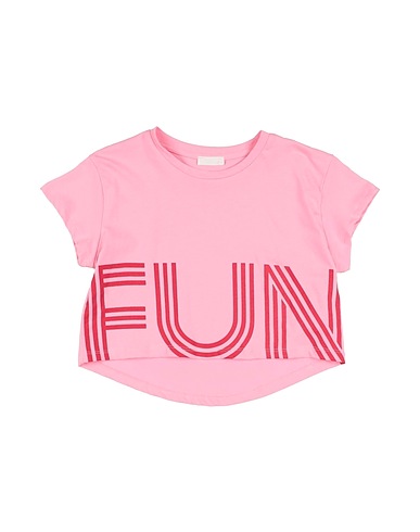 FUN & FUN T-shirt Pink 100% Cotton