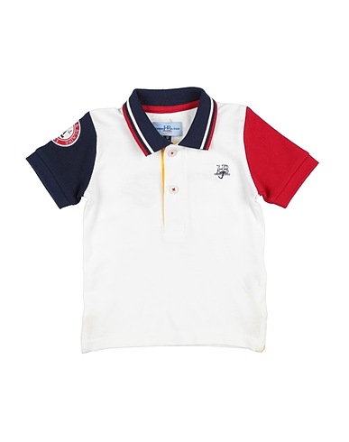 HARMONT & BLAINE Polo shirt White 100% Cotton