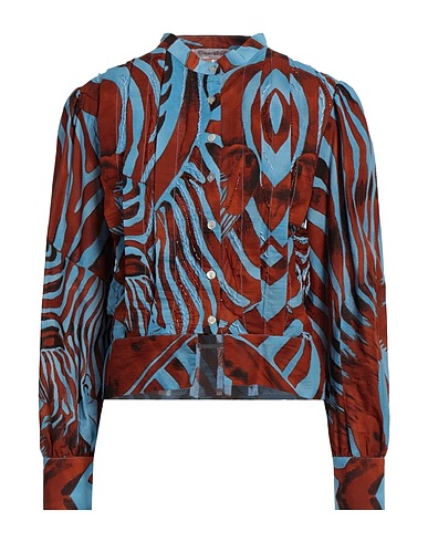CONNOR & BLAKE Patterned shirts & blouses Brown 100% Cotton