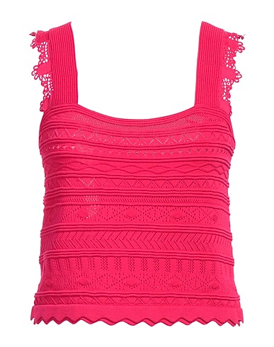 MORGAN DE TOI Top Fuchsia 65% EcoVero™ viscose, 35% Polyamide, Polyester