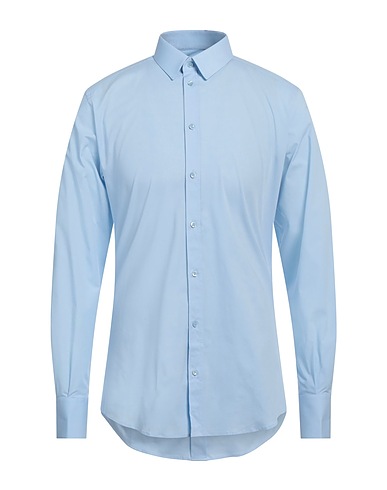 DOLCE&GABBANA Solid colour shirt 97% Cotton, 3% Elastane