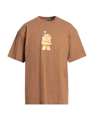HUF T-shirt Brown 100% Cotton