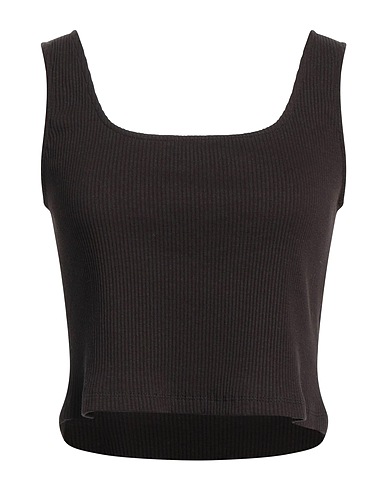 PIECES Top Nero 95% Cotone, 5% Elastan