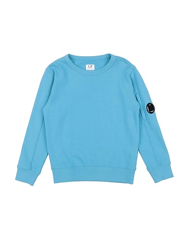 C.P. COMPANY UNDERSIXTEEN Sweatshirt Azure 100% Cotton, Elastane