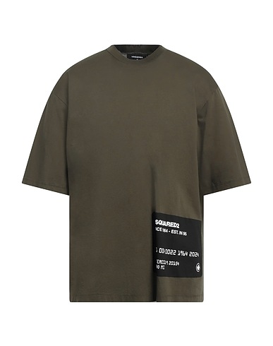 DSQUARED2 T-shirt Military green 100% Cotton