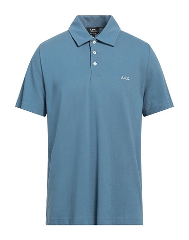 A.P.C. Polo Azul pastel 100% Algodón