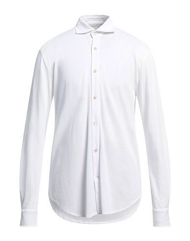 ELEVENTY Solid colour shirt White 100% Cotton