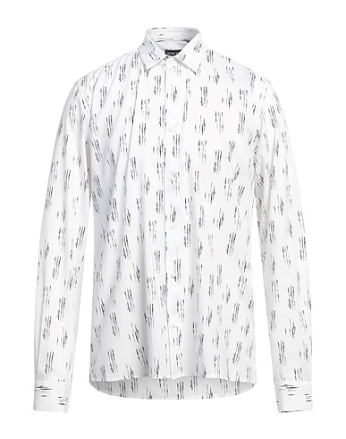 ANTONY MORATO Patterned shirt White 50% Viscose, 50% Cotton