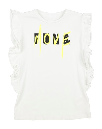 FUN & FUN T-shirt White 95% Cotton, 5% Elastane