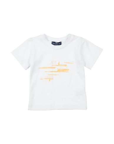 MANUELL & FRANK T-shirt White 90% Cotton, 10% Elastane