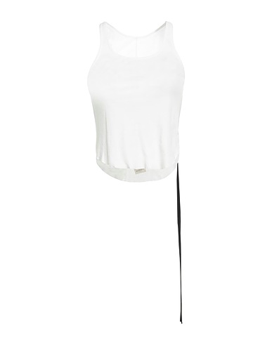 DRKSHDW by RICK OWENS Tank top White 100% Cotton