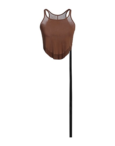 DRKSHDW by RICK OWENS タンクトップ ブラウン コットン 100%