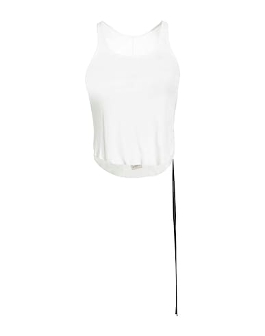 DRKSHDW by RICK OWENS Tank top BIANCO 100% Cotton
